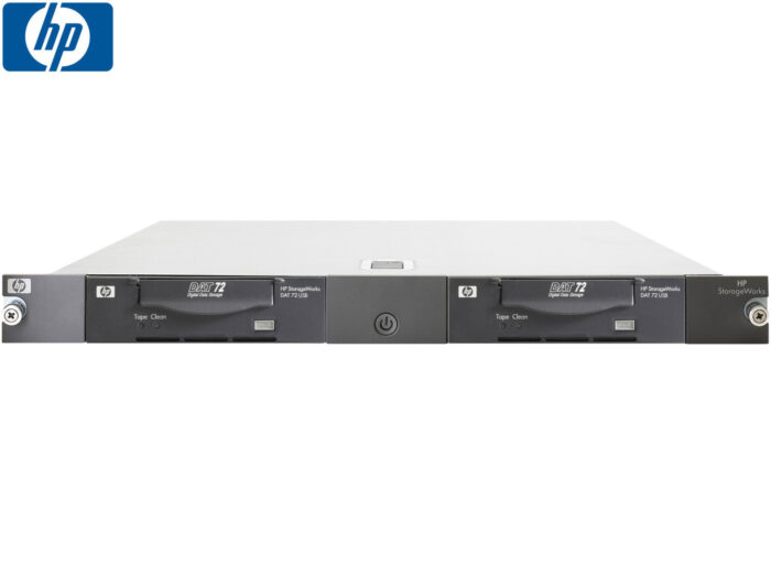 Tape Drive Enc 1u Hp Storageworks With 2x Dat 72gb Usb