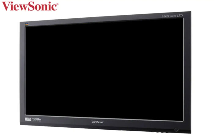 Monitor 24" Led Viewsonic Vg2436wm Bl Wide Mu No Base Ga