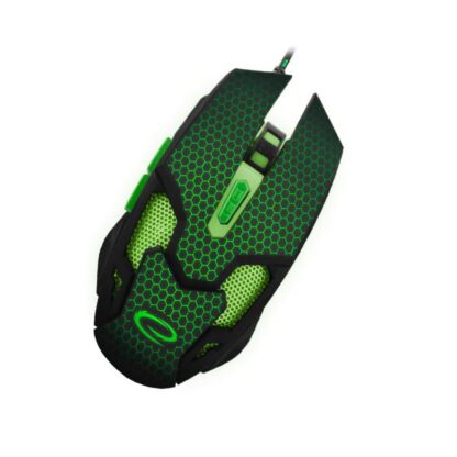 Cobra Gaming mouse ενσύρματο μαύρο/πράσινο 6 Keys 2400dpi EGM207G