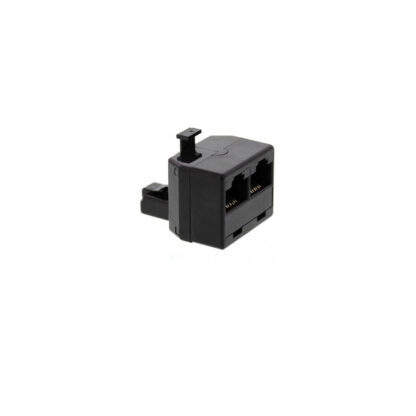 Adaptor Rj11-8P8C 1αρσενικό/2θηλυκά Well TEL-0007-8/8BK-WL