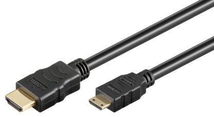 GOOBAY καλώδιο HDMI σε HDMI Mini με Ethernet 31931, 4K 3D, 30AWG, 1.5m