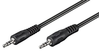 GOOBAY καλώδιο ήχου 3.5mm 50019, 3 pin stereo, 1.5m, μαύρο