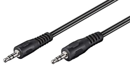 GOOBAY καλώδιο ήχου 3.5mm 50430, 3 pin stereo, 5m, μαύρο