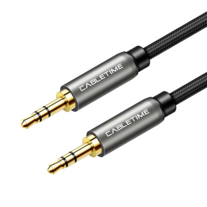 CABLETIME καλώδιο AUX Stereo 3.5mm 1/8" AV311, M-M, 3m, μαύρο