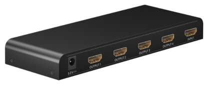 GOOBAY HDMI splitter 58482, 1-in σε 4-out, 4K/30Hz, μαύρο