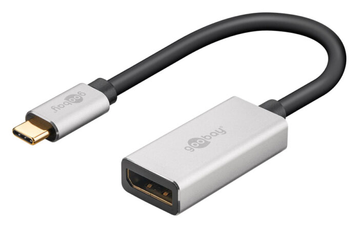 GOOBAY αντάπτορας USB-C σε DisplayPort 60195, 8K/30Hz, 4K/120Hz, γκρι