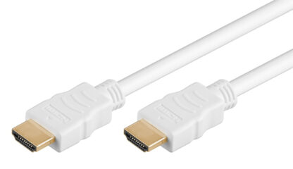 GOOBAY καλώδιο HDMI 2.0 με Ethernet 61017, 18Gbit/s, 4K, 0.5m, λευκό