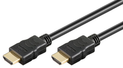 GOOBAY καλώδιο HDMI 2.0 με Ethernet 61150, 10.2Gbit/s, 4K, 1m, μαύρο