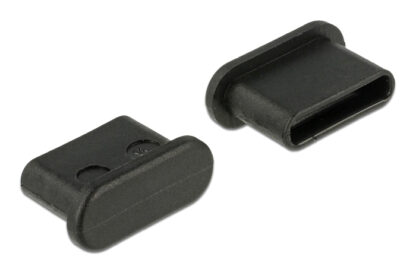 DELOCK κάλυμμα προστασίας για θύρα USB-C 64014, μαύρο, 10τμχ