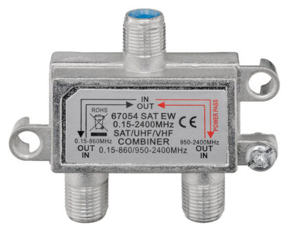 GOOBAY SAT-TV combiner 67054, 0.15 MHz - 2400MHz, 100dB