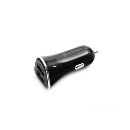 Universal 2 USB Port Car Charger 5V 3.4A με micro USB Cable 1m