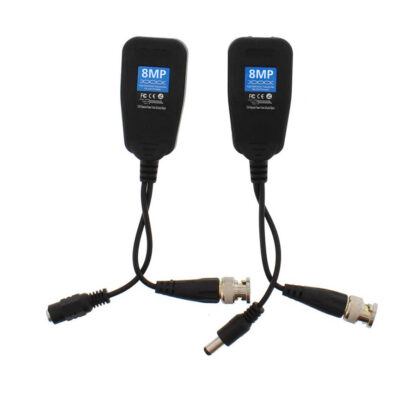 Video balun HD Passive 8MP 2τεμ Well BLN-HD-L04-WL