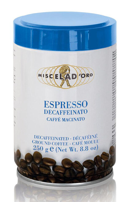 MISCELA D'ORO καφές espresso Decaffeinato, ντεκαφεϊνέ, αλεσμένος, 250g