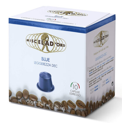 MISCELA D'ORO κάψουλες espresso Blue Leggerezza Dec για Nespresso, 10τμχ