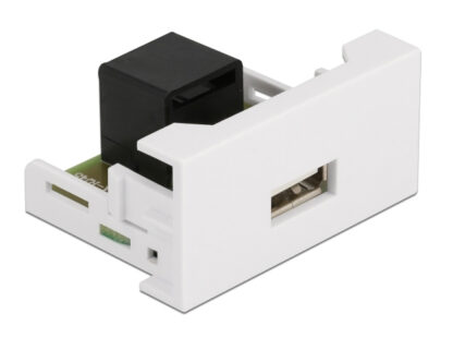 DELOCK module USB σε RJ45 Easy 45 81344, 22.5x45mm, λευκό