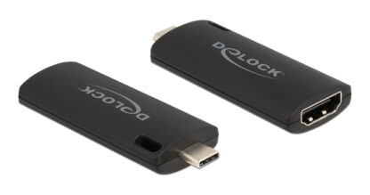 DELOCK αντάπτορας USB Type-C σε HDMI 88309, 4K/30Hz, μαύρος