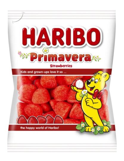 HARIBO ζελεδάκια φράουλες Primavera, 100g