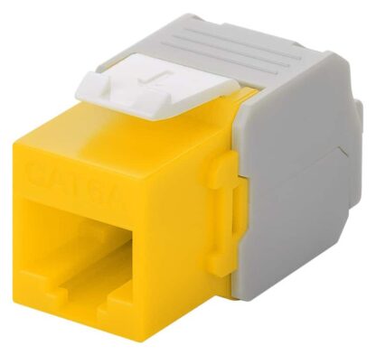 GOOBAY Keystone module RJ45 CAT 6A 90691, UTP, κίτρινο