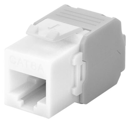 GOOBAY Keystone module RJ45 CAT 6A 90867, UTP, λευκό