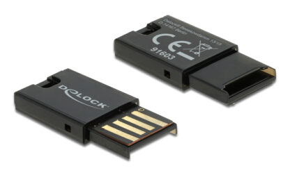 DELOCK USB card reader 91603 για κάρτες μνήμης micro SD, μαύρο