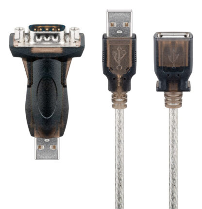 GOOBAY αντάπτορας USB σε RS-232 93128 με καλώδιο USB, 1.5m, διάφανο