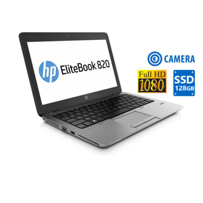 HP Elitebook 820G1 i5-4200U/12.5” FHD/4GB DDR3/128GB SSD/No ODD/Camera/7P Grade A Refurbished Laptop