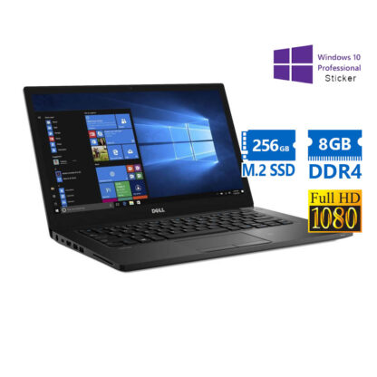 Dell Latitude 5480 i5-6300U/14"FHD/8GB DDR4/256GB M.2 SSD/No ODD/10P Grade A Refurbished Laptop