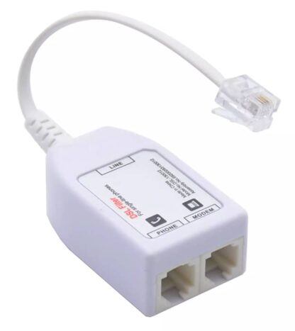 POWERTECH VDSL Splitter με φίλτρο ADSL-06, RJ11, λευκό