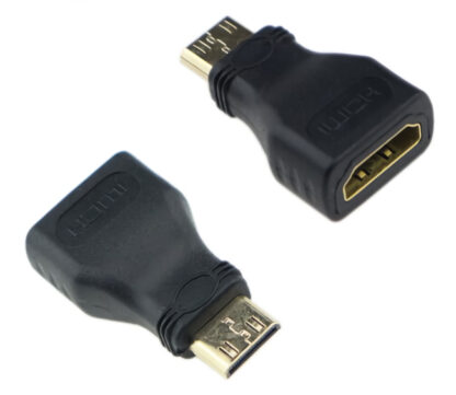 POWERTECH αντάπτορας HDMI Mini αρσενικό σε HDMI θηλυκό CAB-H025, μαύρος