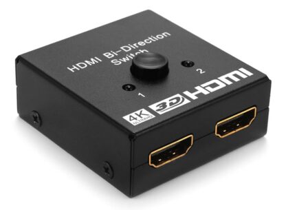 POWERTECH HDMI Bi-Direction switch 2 σε 1, 4K x 2K & 3D, μαύρο