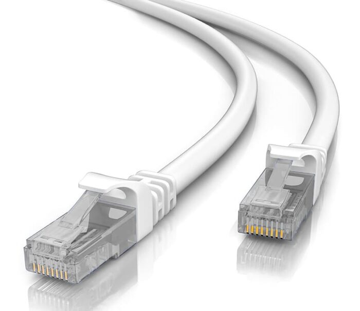 POWERTECH καλώδιο U/UTP Cat 5e CAB-N184, CCA 26AWG 0.4mm, 0.5m, γκρι