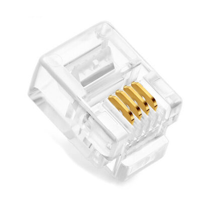 POWERTECH Plug Γραμμής Τηλεφώνου RJ11 6p4c, 100τεμ