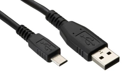 POWERTECH καλώδιο USB σε Micro USB CAB-U129, 8mm tip, 1.5m, μαύρο