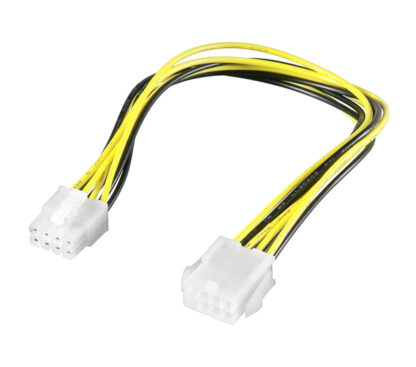 POWERTECH καλώδιο για MB 8pin αρσενικό σε 8pin θηλυκό CAB-W008, 20cm