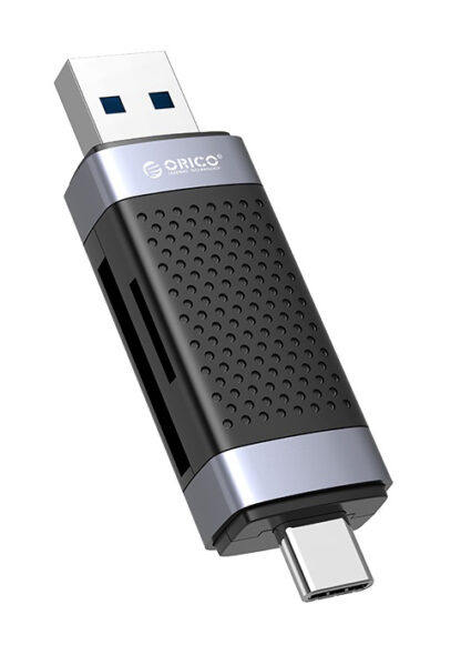 ORICO card reader CD2D-AC3 για SD & Micro SD, USB-C & USB 3.0, μαύρο