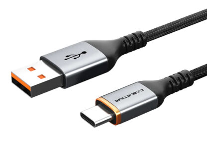 CABLETIME καλώδιο USB σε USB-C CT-AMCM5A, 5A, 1m, μαύρο