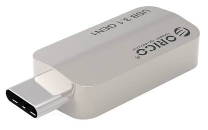 ORICO αντάπτορας USB Type-C σε USB 3.1 CTA2, 3A, ασημί