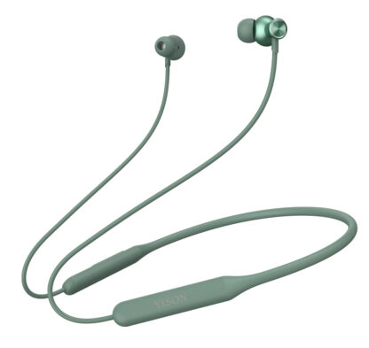 YISON earphones E20, με μαγνήτη, Bluetooth 5.2, 12mm, πράσινα