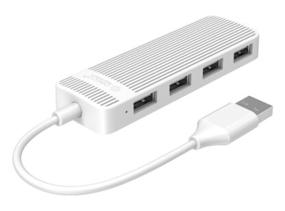 ORICO USB hub FL02, 4x USB ports, λευκό