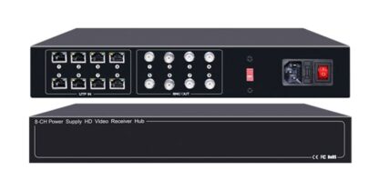 FOLKSAFE video and power receiver hub FS-HD4608VPS12, 8 channel