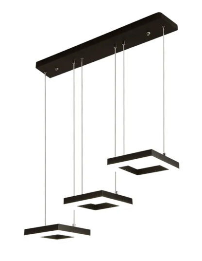 POWERTECH LED φωτιστικό οροφής HLL-0103, 35W, 4000K, 70x120cm, μαύρο