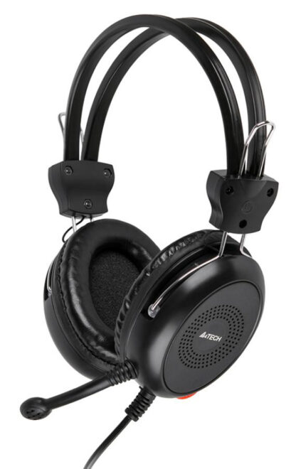 A4TECH Headset HS-30, 3.5mm, 40mm ακουστικά, μαύρα