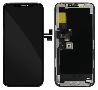 TW INCELL LCD για iPhone 11 Pro, camera-sensor ring, earmesh, μαύρη