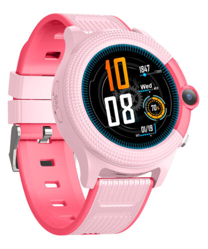 INTIME GPS smartwatch για παιδιά IT-053, 1.28", camera, 4G, IPX7, ροζ