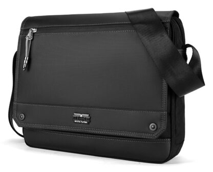 ARCTIC HUNTER τσάντα ώμου K00093 με θήκη laptop 14", μαύρη