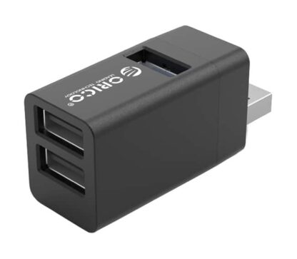 ORICO mini USB Hub MINI-U32, 1x USB 3.0, 2x USB 2.0, μαύρο