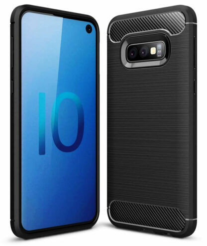 POWERTECH Θήκη Carbon Flex MOB-1254 για Samsung Galaxy S10e, μαύρη