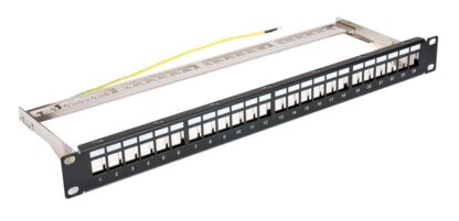 POWERTECH Keystone patch panel για rack NETW-0013, 24-port, 1U