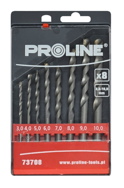 PROLINE σετ τρυπάνια για μπετόν 73708, 3-10mm, 8τμχ