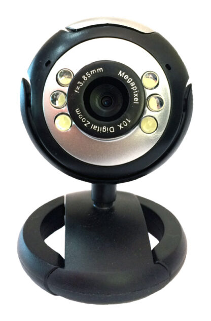 POWERTECH Web Camera PT-509 1.3MP, Plug & Play, μαύρη